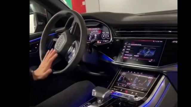 Опция комфортной контурной подсветки AUDI Q8 VAG-UPGRADE.RU смотреть онлайн