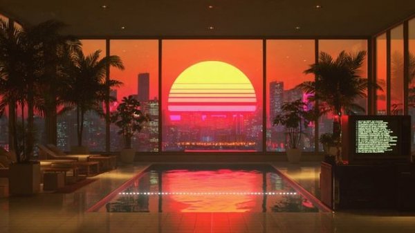 The Last Light of 1982 ｜ Monolith Comic ｜ Retro Synthwave Journey