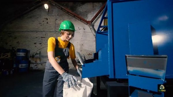 ЭкоголдСтандарт. Оборудование по переработке шин. EcoGold. Tire recycling equipment.