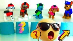 Щенячий патруль игрушки в песке. Распаковка из песка героев из мультфильма.