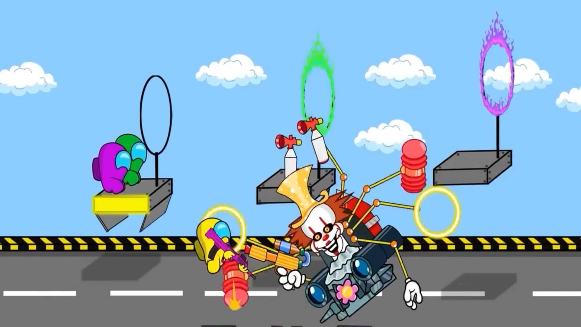 AMONG US ПРОТИВ.....