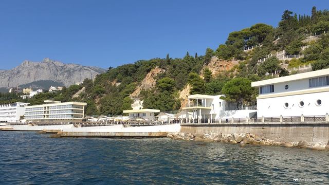 Пляж санатория «Днепр» в Гаспре смотреть онлайн