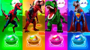 Coffin Dance Динозавры 159 уровень - Мультики про Динозавров | МУЛЬТФИЛЬМЫ ДИНОЗАВРЫ в Tiles Hop