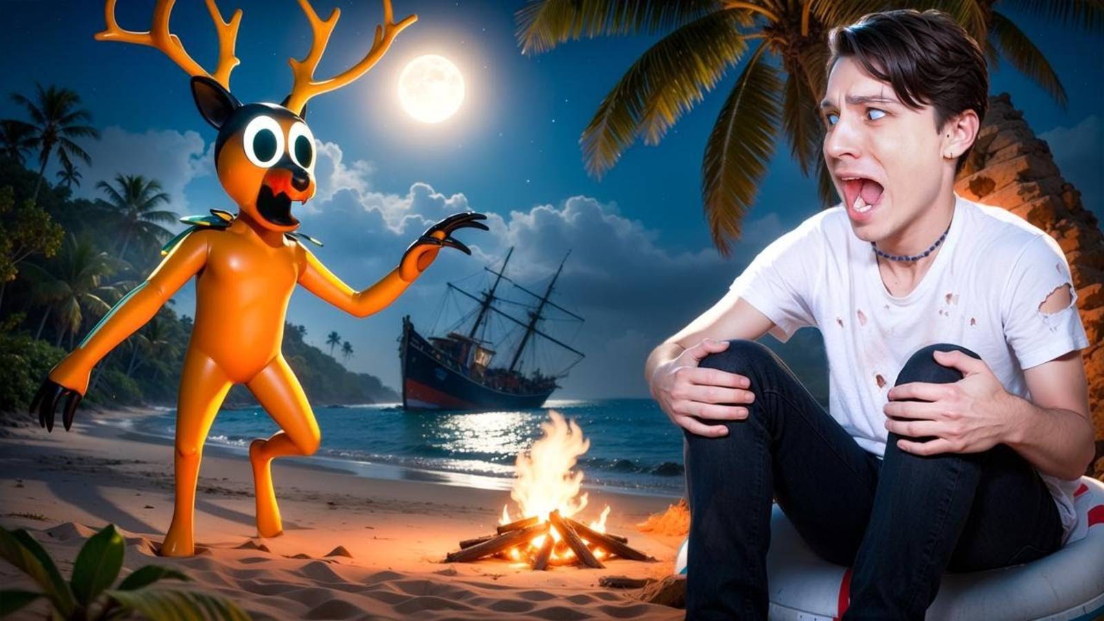 ПРОЖИЛ 99 НОЧЕЙ НА НЕОБИТАЕМОМ ОСТРОВЕ! ВЫЖИВАНИЕ В РОБЛОКС смотреть онлайн