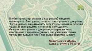 Евангелие 18 сентября. Он взял пять хлебов и две рыбы, воззрев на небо, благословил и преломил хлебы