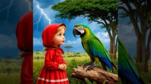 Ах    и зеленый попугай...