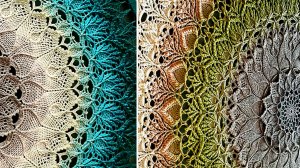 4. Вязание крючком. 15-18 ряды. Салфетка"Arcanowave" Мастер класс по вязанию.mp4