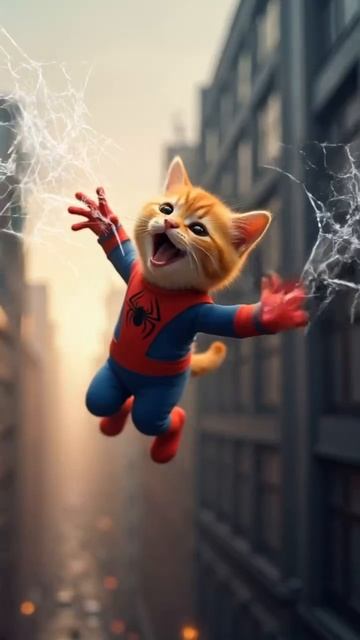 Котик Человек-паук смотреть онлайн