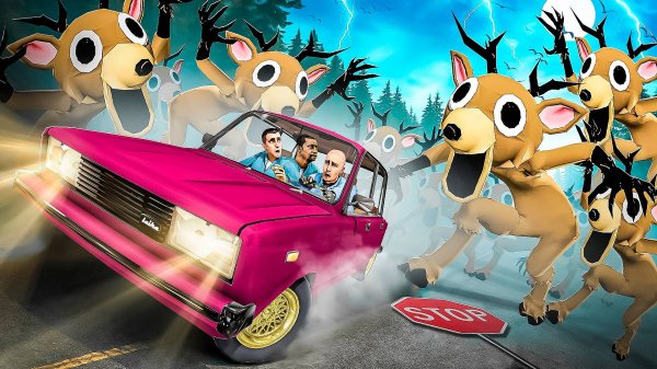 ПОГОНИ НА МАШИНЕ! 99 ДНЕЙ ВЫЖИВАНИЯ В ЛЕСУ В Garry`s Mod