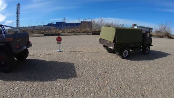 Перетягивание на грузовиках. RC trucks