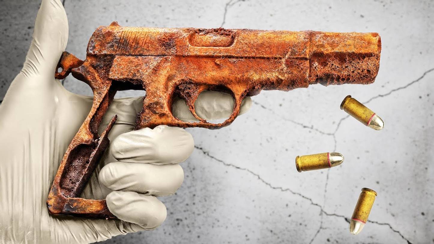 🔥 Из Ржавчины в Сокровище! Реставрация Легендарного Пистолета 1937 Года 🔫 смотреть онлайн
