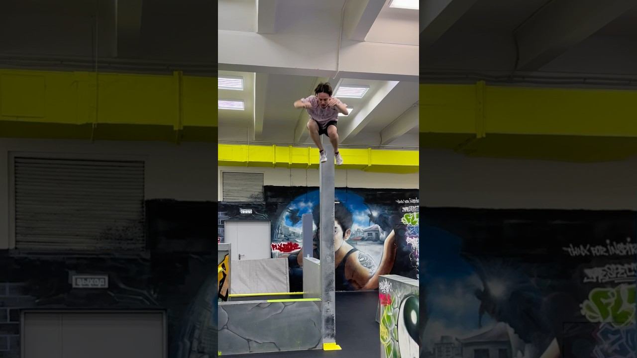 ПРЫГАЮ С Большой ВЫСОТЫ #parkour #jump #extreme #tricks смотреть онлайн