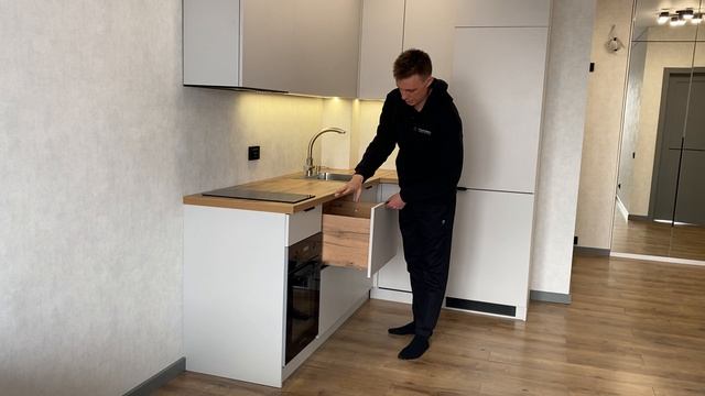 Комплексное мебелирование квартир. Обзор мебели на Ул.С.Агиша, кухня, спальня, с/у, прихожая