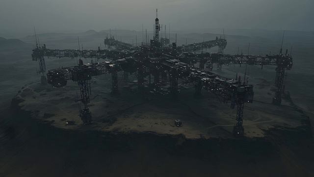 THALEOS ｜ Dark Dystopian Ambient ｜ Alien World Soundscape ｜ Dystopian Ambience, Background