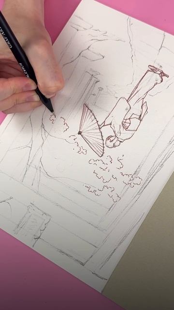 🌸 Новый урок в творческом клубе Dari Art - акварельный скетч с восточными мотивами!#клуб_dariart смотреть онлайн