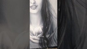 Портрет . Рисую портрет.