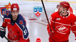 ХОККЕЙ ЧЕМПИОНАТ КХЛ.  ЦСКА - СПАРТАК.  ПРЯМАЯ ТРАНСЛЯЦИЯ