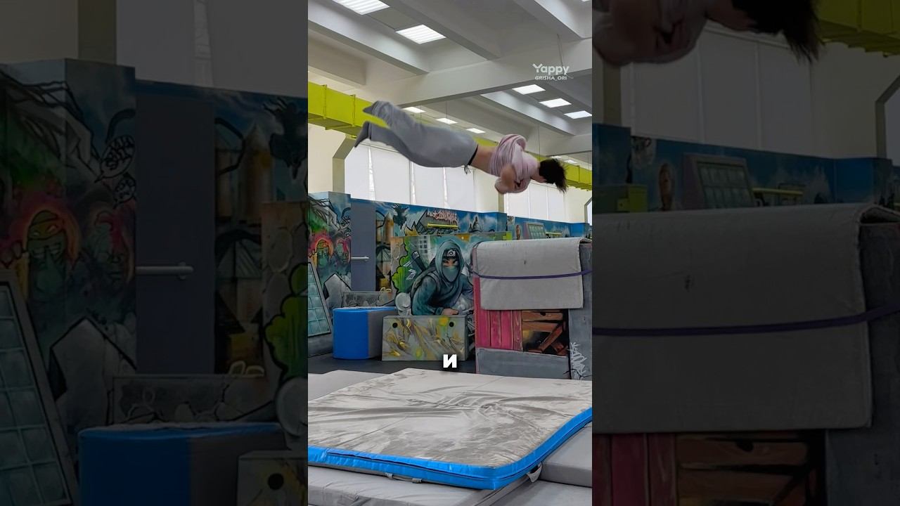 Сальто Назад 1080 / ТРОЙНОЙ ВИНТ #parkour #tricks #flip #acrobatics смотреть онлайн