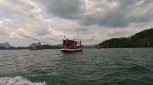 Таиланд Краби рыбацкие корабли