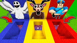 Выбери ПРАВИЛЬНЫЙ ПОДВАЛ РОБЛОКС в МАЙНКРАФТ 99 НОЧЕЙ В ЛЕСУ ОЛЕНЬ СОВА ПОЛИЦЕЙСКИЙ ROBLOX MINECRAFT