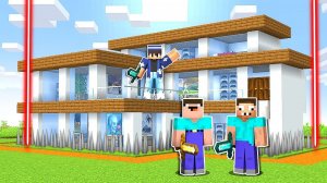 НУБ И ПРО ПРОТИВ ЗАЩИЩЕННЫЙ ДОМ МИЛЛИОНЕРА В МАЙНКРАФТ ! НУБИК И ПРО ТРОЛЛИНГ ЛОВУШКА MINECRAFT