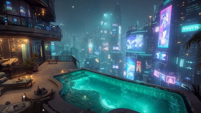 View from the Top of the World ｜ A Cyberpunk Ambient Mix for Reading смотреть онлайн