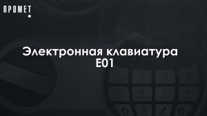 Электронная клавиатура E01