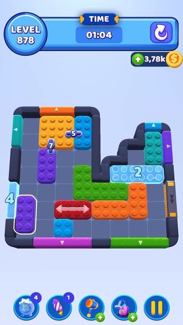 Color Block Jam 878 Уровень смотреть онлайн