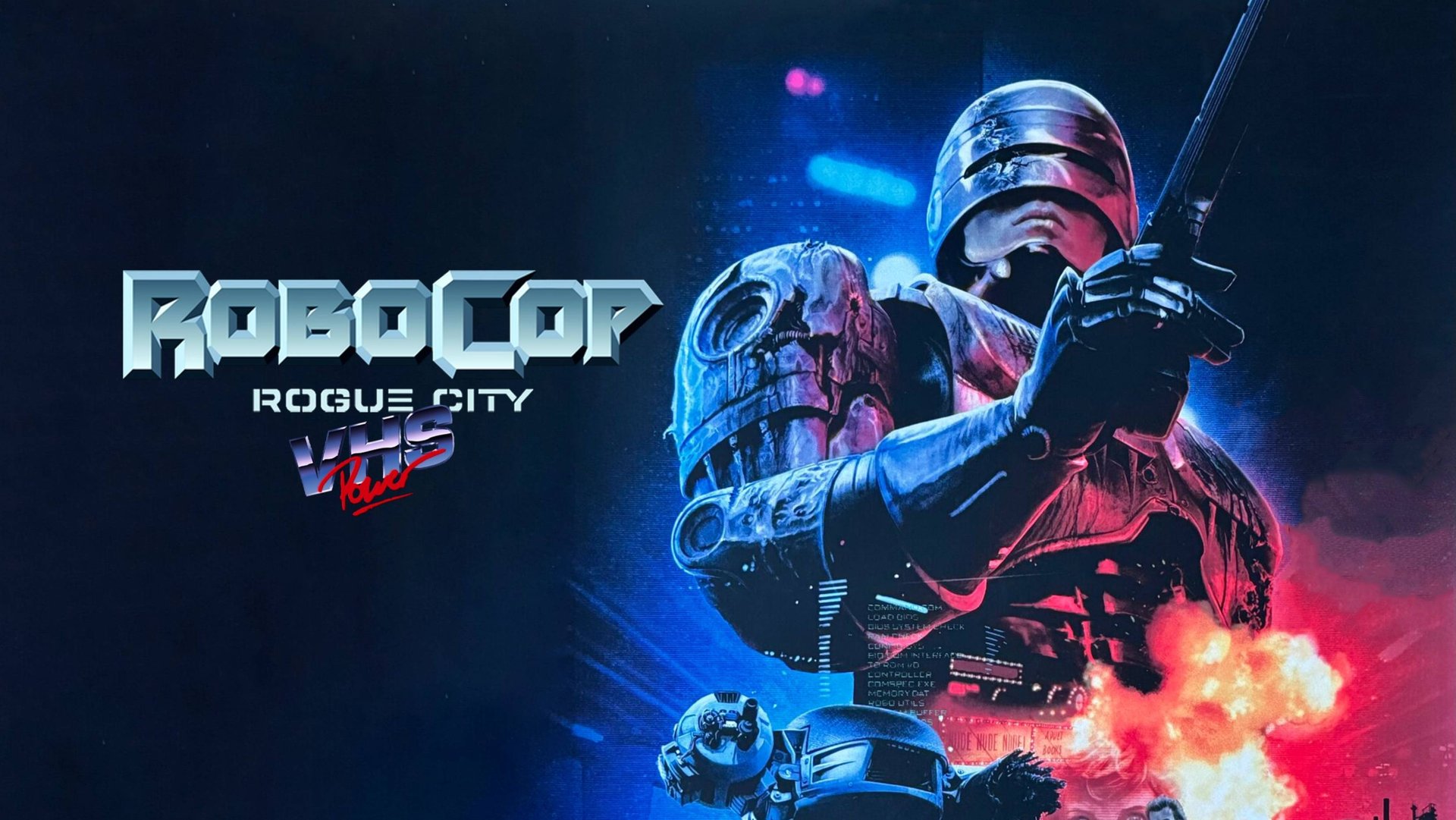 Тизер нейросетевой русской озвучки Robocop: Rogue City в VHS-стиле смотреть онлайн