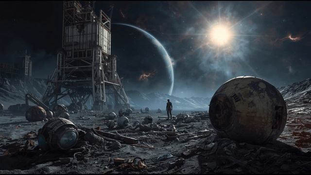 Faded Murals and Flickering Signals🌑🚀2-Hour Lunar Abandonment Ambience ｜ Forgotten Colony смотреть онлайн