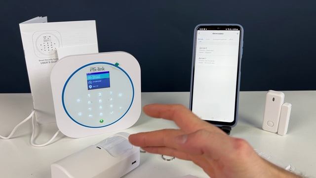 Настройка Комплекты охранной GSM/WIFI сигнализации Ps-Link G12B с датчиками смотреть онлайн