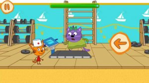 Три Кота|Карамелька личный Фитнес Тренер Горчицы|Мультик Три Кота Прививки Смотреть