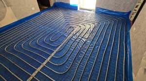 Теплый пол по деревянным лагам.