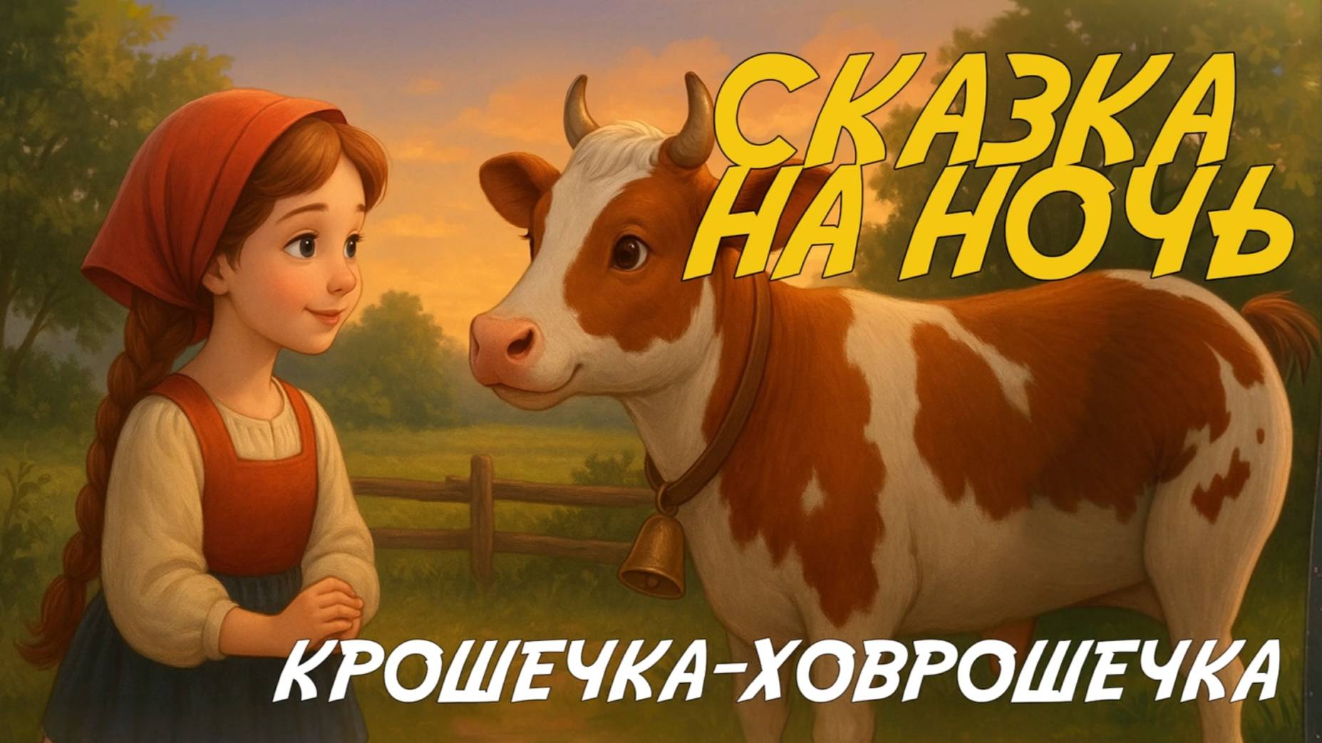 КРОШЕЧКА-ХОВРОШЕЧКА СКАЗКА НА НОЧЬ ДЛЯ ДЕТЕЙ|АУДИОСКАЗКА ДЛЯ СНА