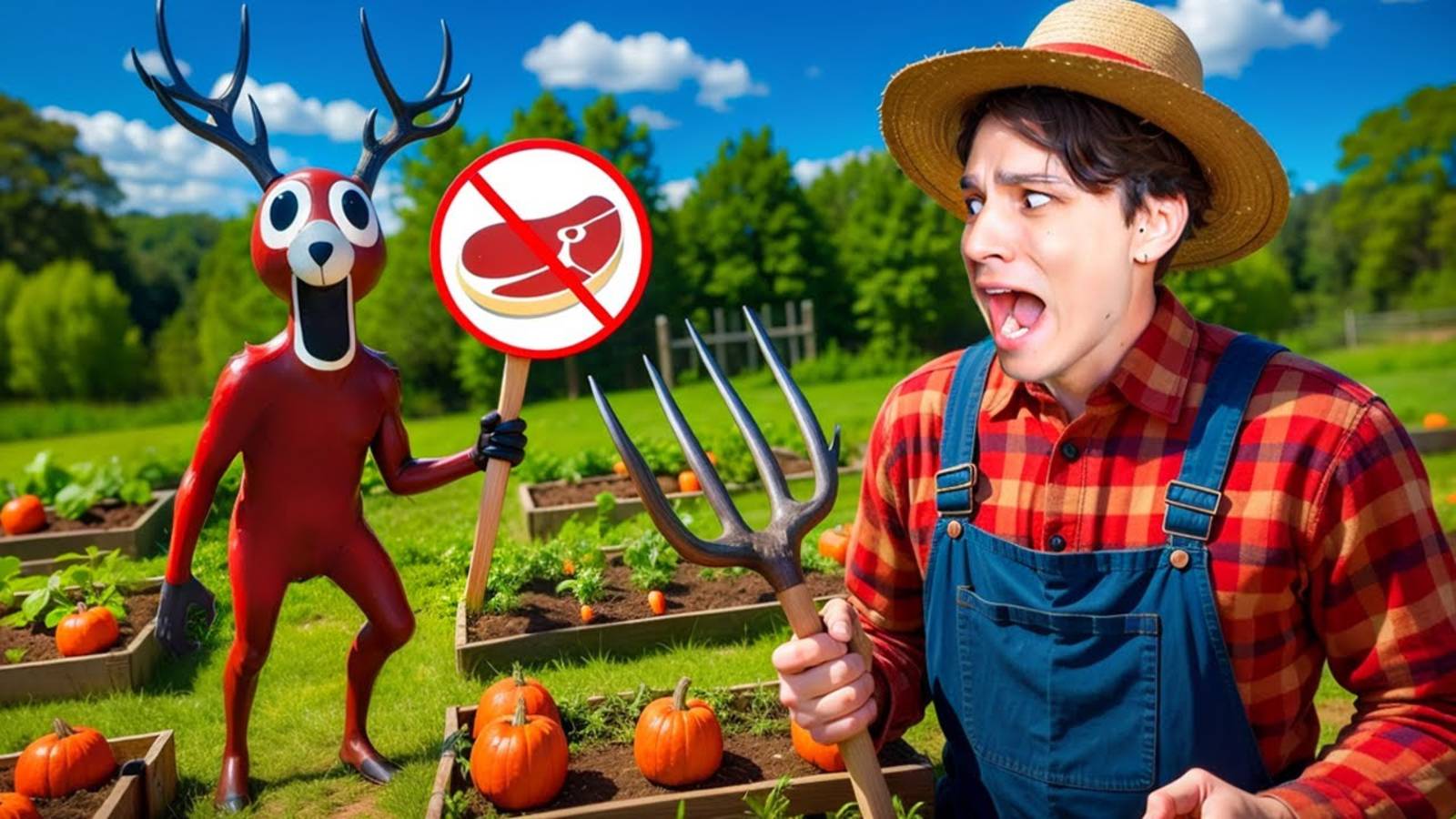 99 НОЧЕЙ В ЛЕСУ, НО Я НЕ ЕМ МЯСО ЧЕЛЛЕНДЖ!😱 СТАЛ ВЕГЕТАРИАНЦЕМ В РОБЛОКС😭 смотреть онлайн