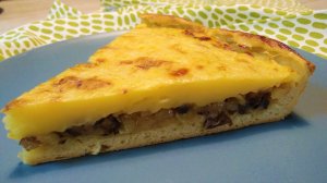 ПИРОГ с  Грибами и картошкой. Русская кухня.