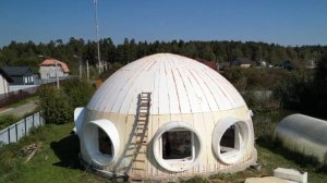 Обзор строительства бионического дома в Подмосковье. Производство домокомплектов