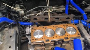 Переделка Весты из 1.6 в 1.8 установили гбц.