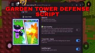 Скрипт  Garden Tower Defense NEW Garden Tower Defense Script (PASTEBIN 2025) ( AUTOFARM SEEDS )