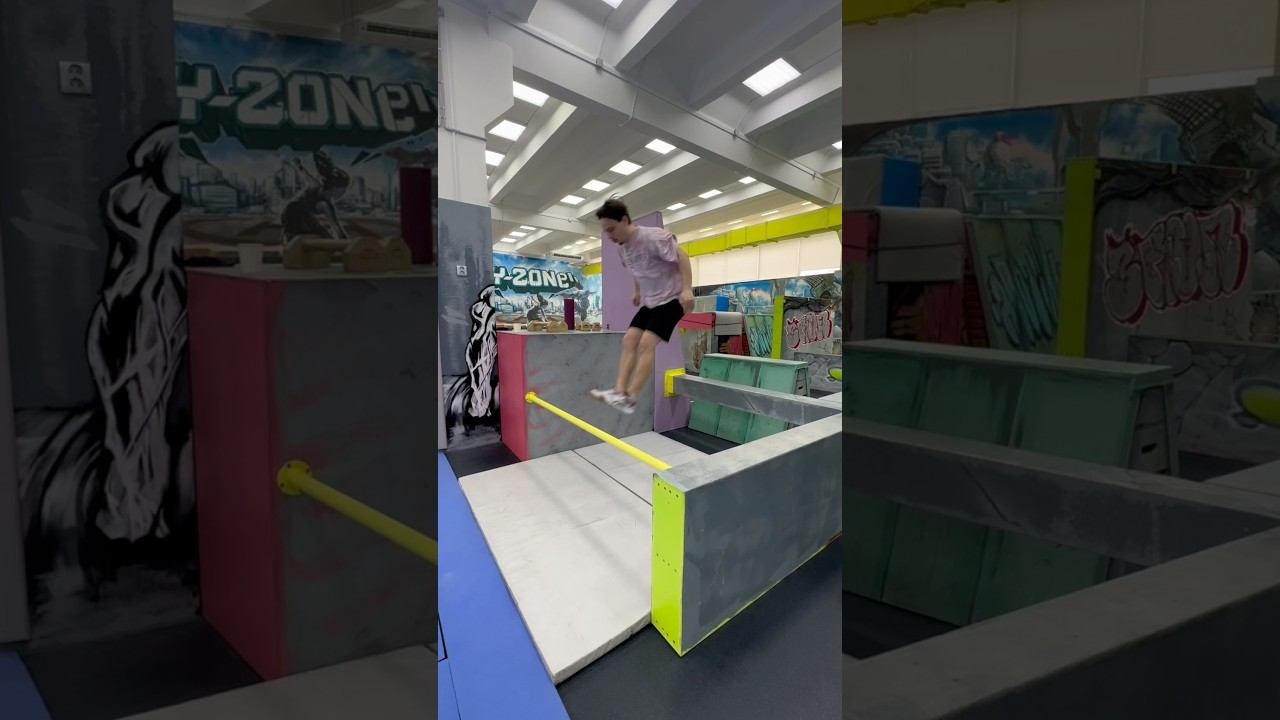 УЧИМСЯ ПРЫГАТЬ НА ТРУБЫ #parkour #tutorial #tricks #extreme смотреть онлайн