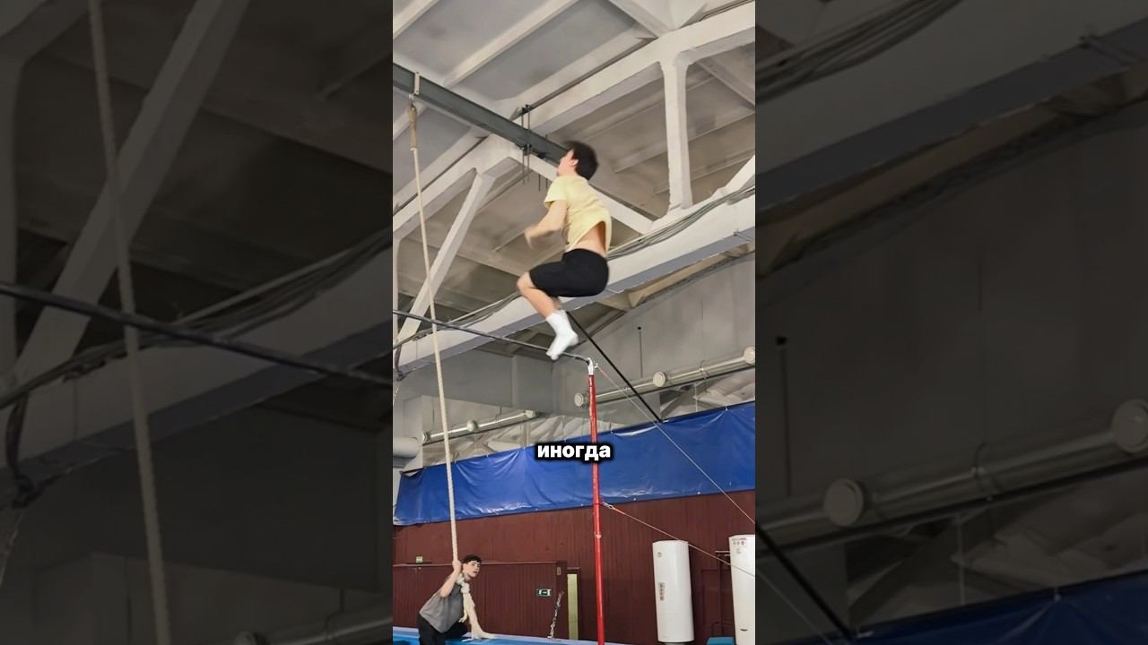 BACK TO BACK WITH DOUBLE SCREW #parkour #workout #tricks #flip смотреть онлайн