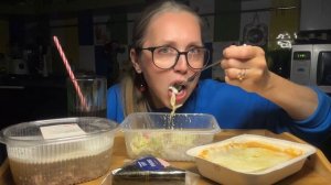 Мукбанг/Mukbang/ЛАЗАНЬЯ САЛАТ ЦЕЗАРЬ