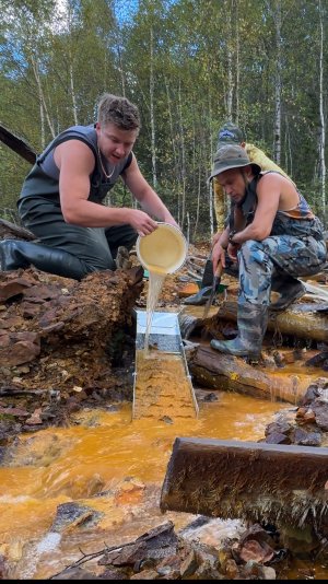 Нашли золотой рудник брошенный в ссср
