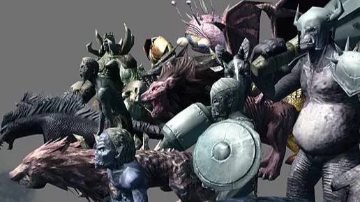 Asset Unity - LowPoly Fantasy Monsters Pack Ver1.0_DEMO