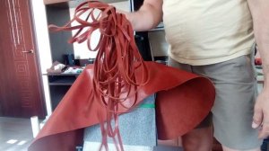 Руководство: как сделать  кнут  из кожи.
Часть 1