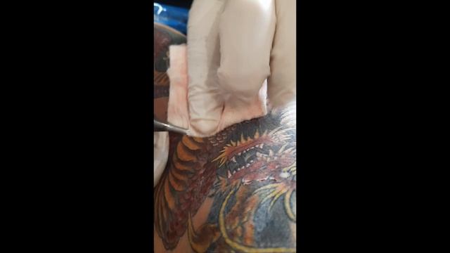 Перекрытие (coverup) старой татуировки