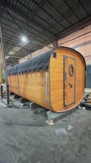 Баня-Бочка «Квадро» 4.75*2.15м от компании DSV Group👌