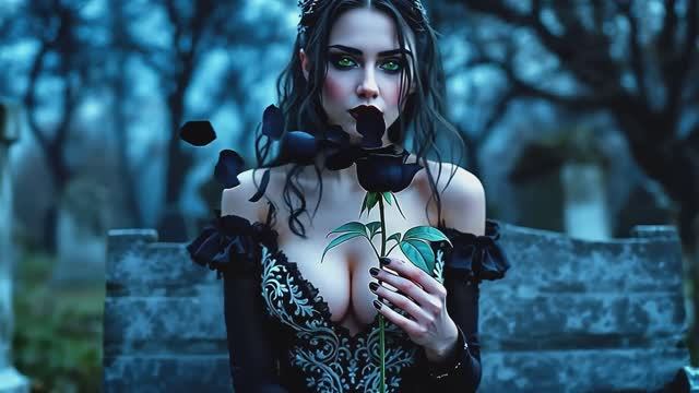 Gothic Rock Instrumental Journey _ AI Music Video смотреть онлайн
