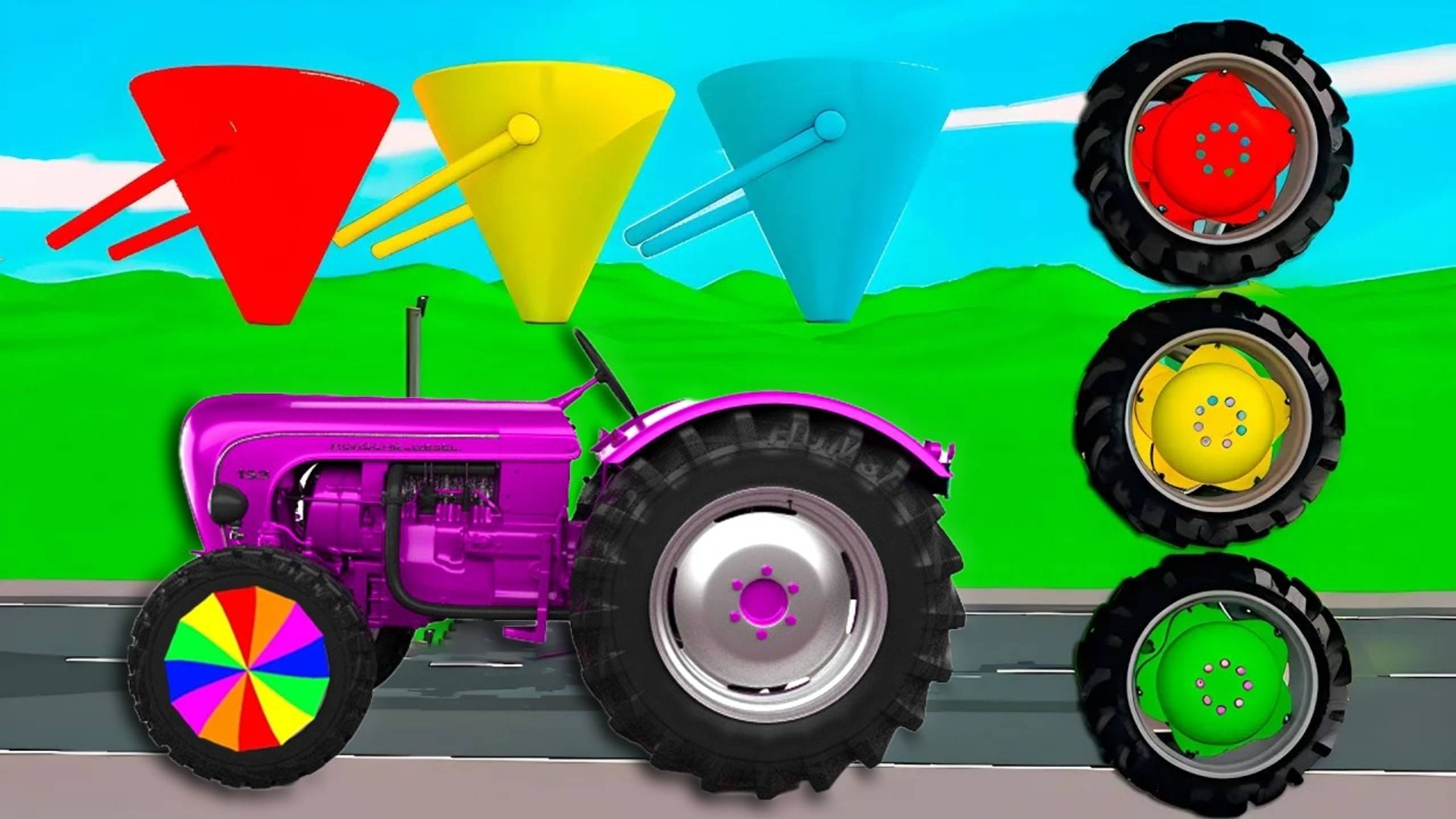 Мультик про ТРАКТОР | Ремонт МОЛНИЯ КАКВИН - смотреть мультики| мультики для детей смотреть онлайн