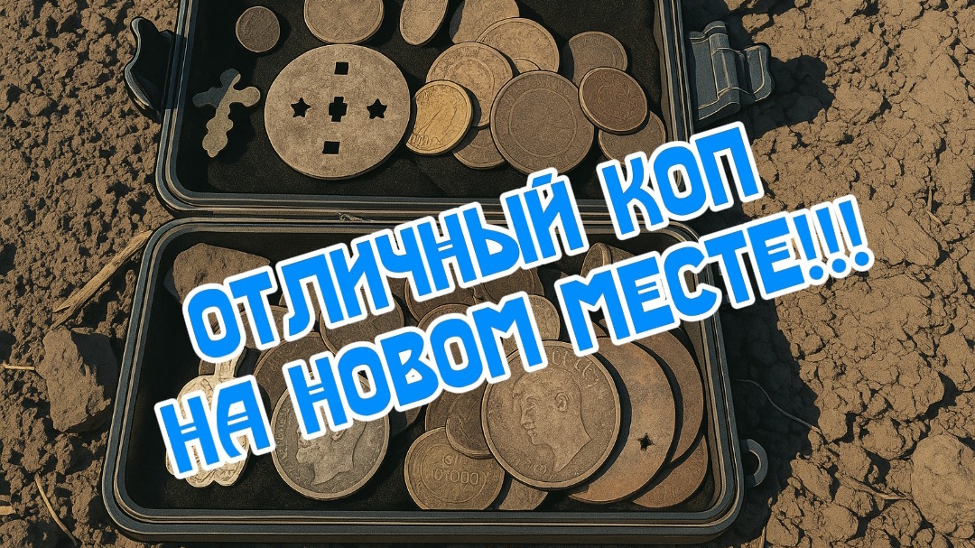 Коп. Нашли не битое поле!!! Портретное серебро и медальон Александра III !!! смотреть онлайн